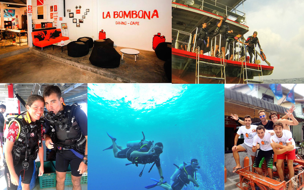 La Bombona Diving, tu escuela española de buceo en Tailandia